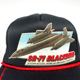 Vintage 80's SR-71 Blackbird Fighter Jet Trucker Hat