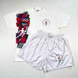 Vintage 1996 Atlanta Olympics Torch Relay T-Shirt and Shorts Set - CobbleStore Vintage