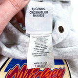 Vintage 90's Mickey Mouse Bottle Cap Disney Hoodie Sweatshirt