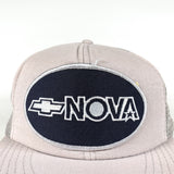 Vintage 80's Chevrolet Nova Grey Trucker Hat