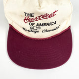 Vintage 90's Chevy Heartbeat of America Chevrolet Trucker Hat 1