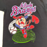 Vintage 1993 Atlanta Braves Taz Looney Tunes T-Shirt