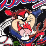 Vintage 1993 Atlanta Braves Taz Looney Tunes T-Shirt