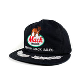 Vintage 80's Mack Trucks Trenton Scrambled Eggs Louisville Mfg USA Made Trucker Hat - CobbleStore Vintage