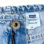 Vintage 90's Levis Women's Denim Acidwashed Shorts