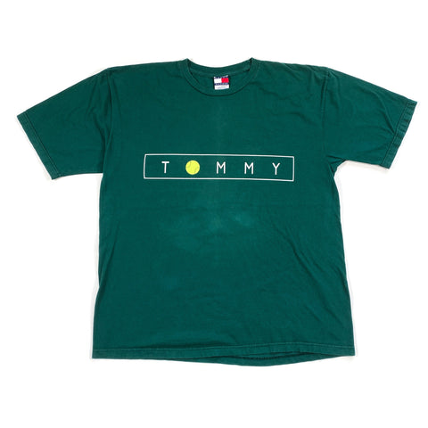 Vintage 90's Tommy Hilfiger Tennis Player T-Shirt