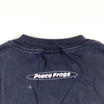 Vintage 90's Peace Frogs Peace Inside Intel Rip T-Shirt