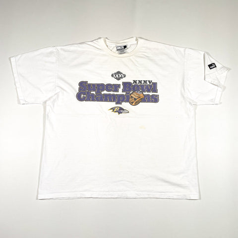 Vintage 2001 Super Bowl XXXV Baltimore Ravens Puma T-Shirt
