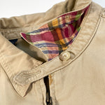 Vintage 90's Polo Ralph Lauren Chin Strap Beige Zip Jacket