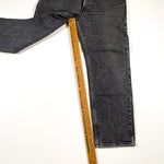 Vintage 90's Levis 505XX Made in USA High Waisted Black Denim Jeans - CobbleStore Vintage