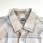 Vintage 80's Levis Plaid Button Down Pearl Snap Short Sleeve Shirt