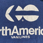 Vintage 80's North American Van Lines Hoodie Raglan Sweatshirt