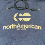 Vintage 80's North American Van Lines Hoodie Raglan Sweatshirt