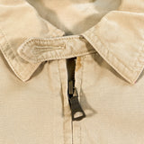 Vintage 90's Polo Ralph Lauren Chin Strap Beige Zip Jacket
