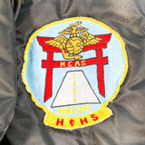 Vintage 1983 Marine Tour USMC Korea Alpha MA-1 Military Oversized Jacket - CobbleStore Vintage